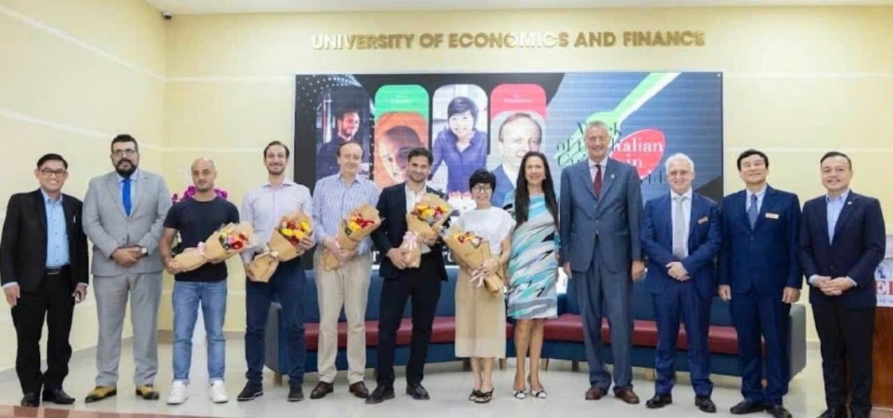 Guest speaker at University of Economics and Finance